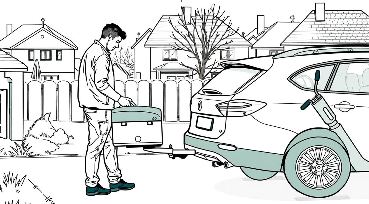 Pripojenie elektroinštalácie a ťažného kĺbu prívesného vozíka za motorové vozidlo
