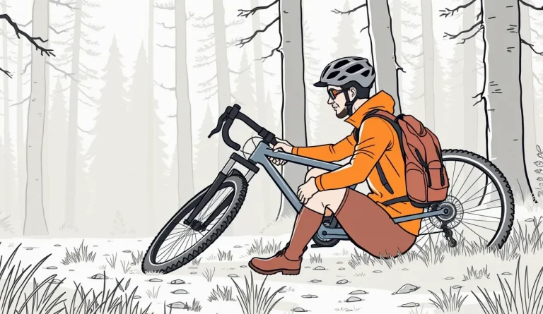 Mechanik kontroluje batériu a motor elektrického bicykla vo firemnom servise