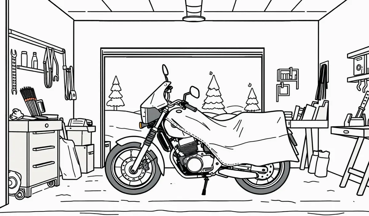 Motocyklista kontroluje technický stav stroja a doklady pred jazdou