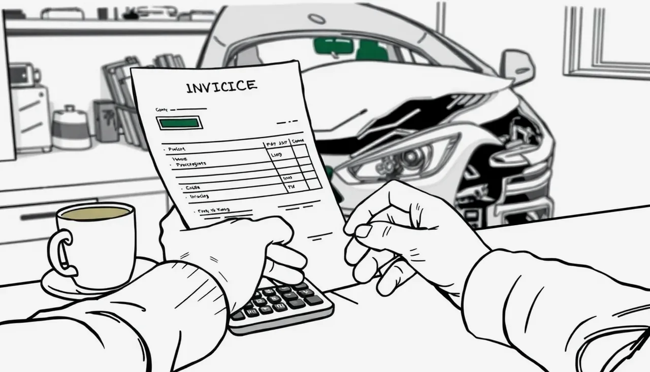 Vodič preberá kľúče od náhradného osobného vozidla pred pobočkou autopožičovne