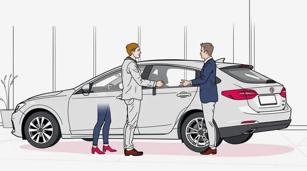 Vodiči vypisujúci správu o nehode pri poškodenom automobile na ceste