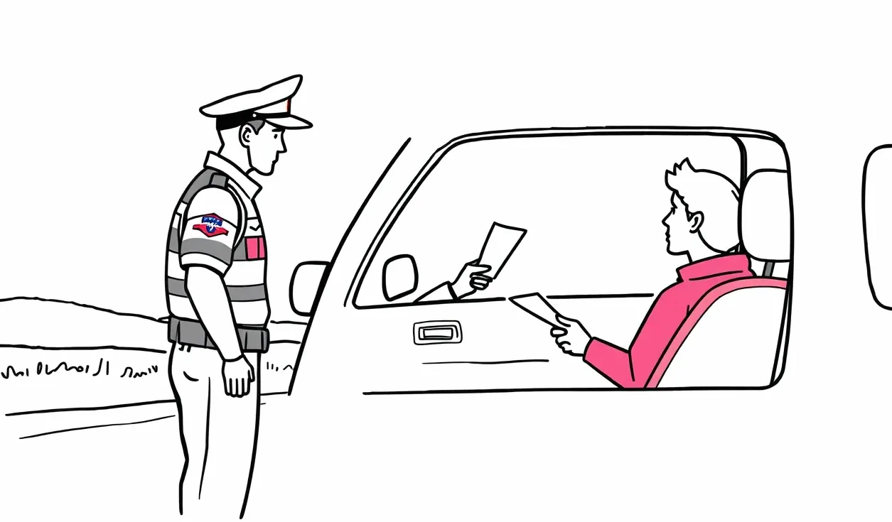 Polícia spisuje záznam o krádeži vozidla na parkovisku