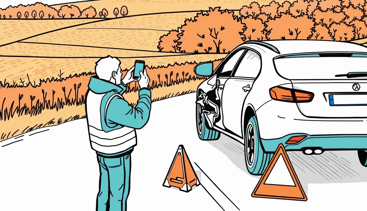 Mechanik v autoservise diagnostikuje a kalibruje radarový snímač v prednej maske moderného vozidla