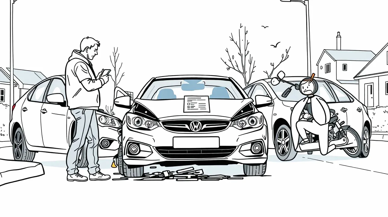 Mestské firemné vozidlo Nissan Micra zaparkované v priemyselnom areáli