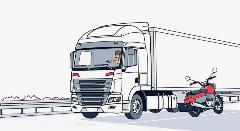 Ťahač s plachtovým návesom zaparkovaný v logistickom areáli pri nakladacej rampe
