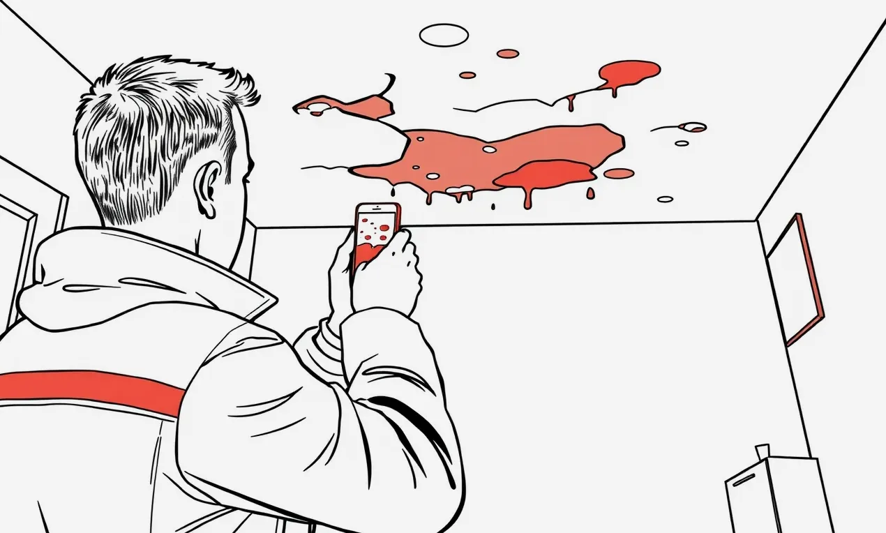Moderná kuchyňa so vstavanými spotrebičmi a obývačka s nábytkom