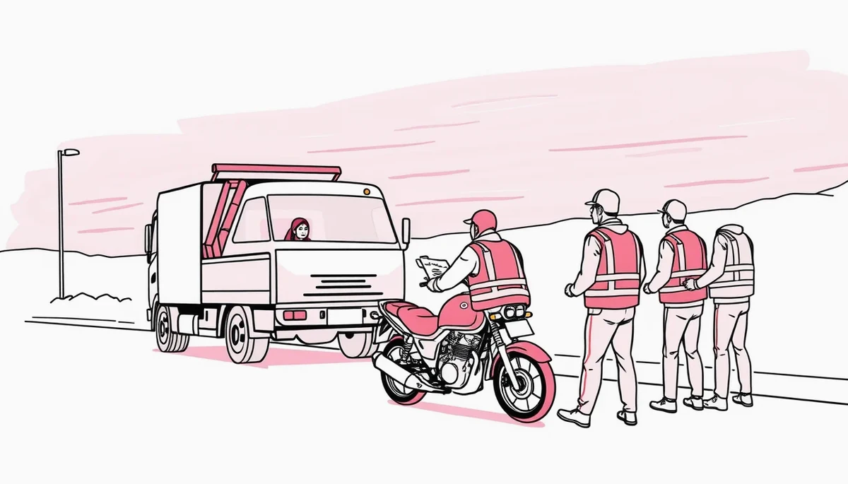 Súdny znalec meria brzdné stopy a dokumentuje poškodenie dvoch áut po dopravnej kolízii