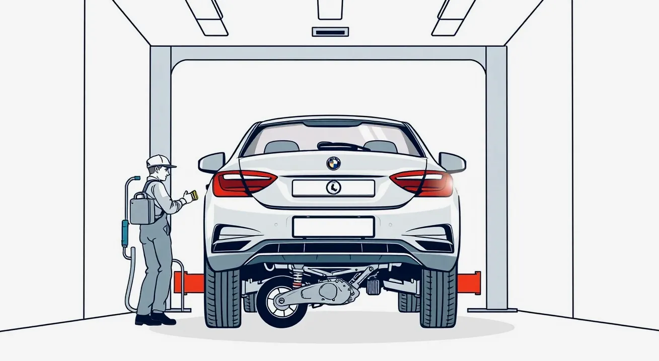 Vodič pri poškodenom automobile po menšom náraze na parkovisku