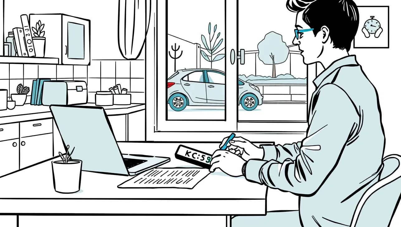 Poisťovací agent kontroluje technický preukaz motocykla pri uzatváraní zmluvy