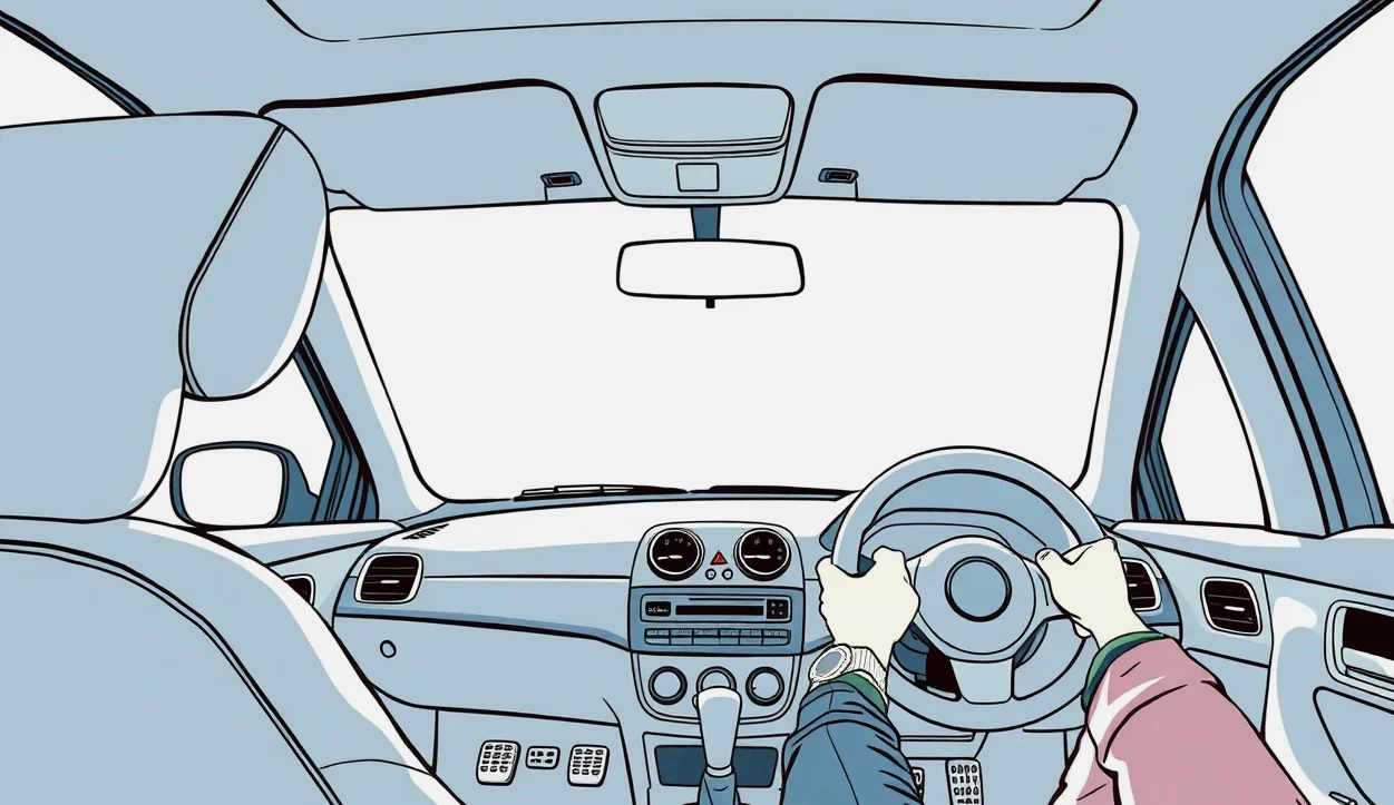 Výcvikové nákladné vozidlo s návesom trénuje cúvanie medzi kužeľmi na autocvičisku