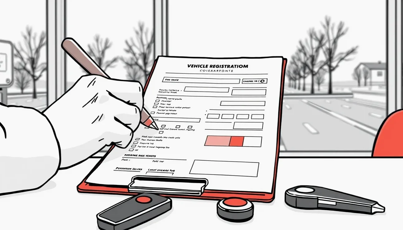 Detail kúpnej zmluvy na auto podpísanej dvoma spoluvlastníkmi