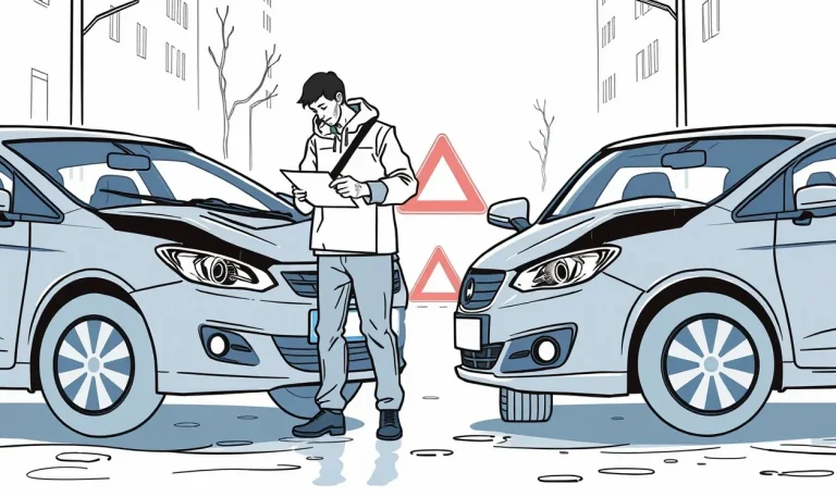 Mladý vodič podpisuje kúpnu zmluvu na ojazdené auto priamo pred autobazárom
