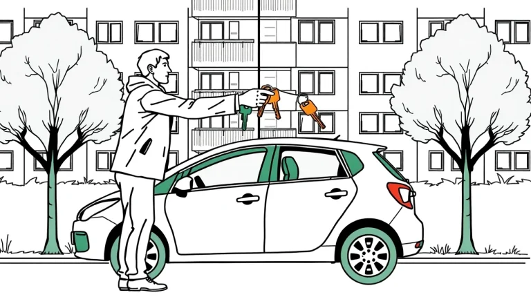 Vodič kontroluje poškodenie predného nárazníka a motorového priestoru po poistnej udalosti