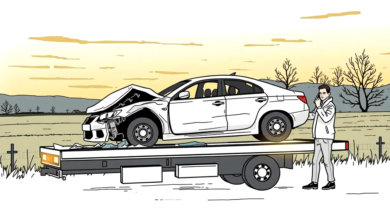 Automechanik v zmluvnom servise kontroluje motorový priestor poistenej dodávky
