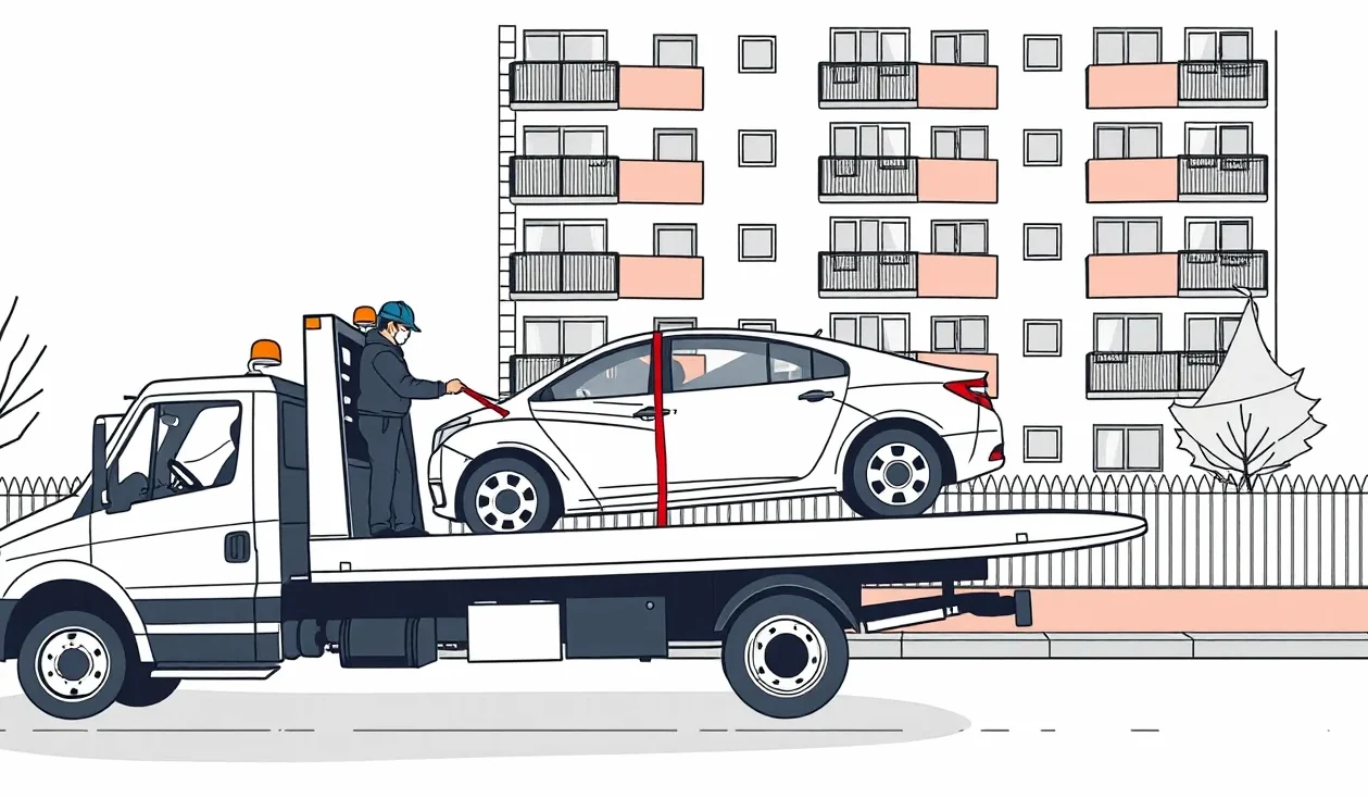Detail poškodeného motorového priestoru vozidla po neodbornom vytrhnutí autobatérie